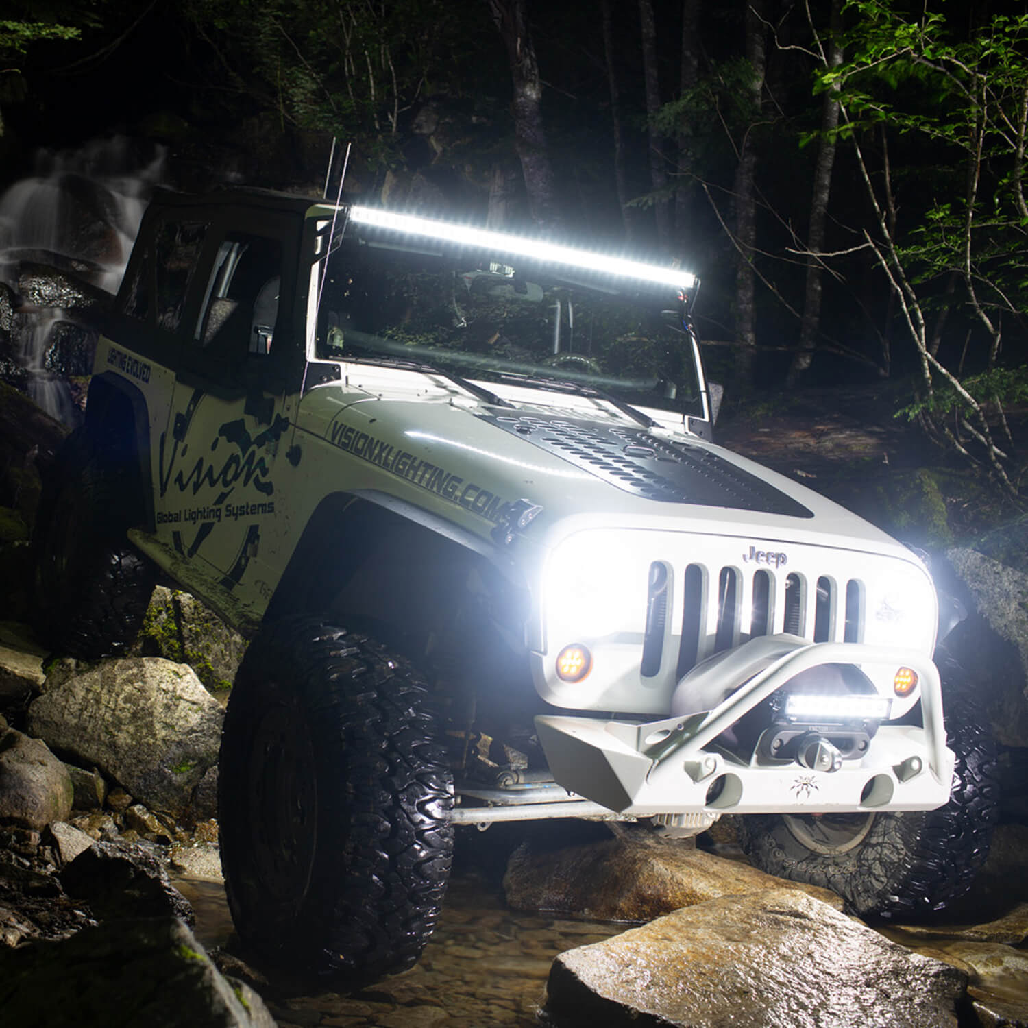 Jeep roof lights discount