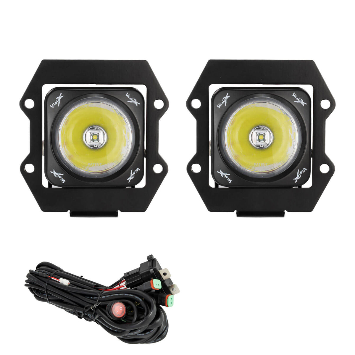Kit de luces antiniebla LED para Ford Ranger 2019+ con luces Optimus Halo de 3.0"