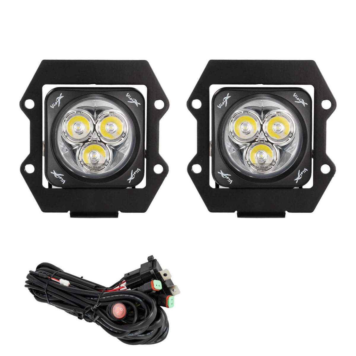 Kit de luces antiniebla LED Ford Ranger 2019+ con luces LED múltiples CG2 de 3.0"