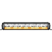 20" Shocker Dual Action LED Light Bar | Trail Amber Elliptical