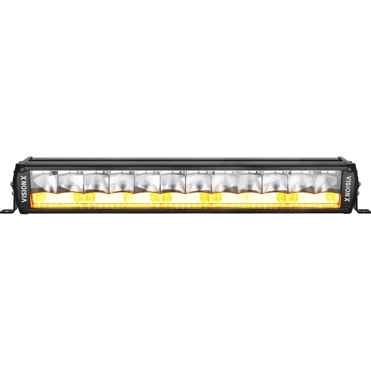 20" Shocker Dual Action LED Light Bar | Race Amber Elliptical