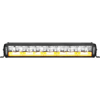 20" Shocker Dual Action LED Light Bar | Race Amber Elliptical