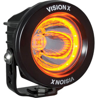 3,7" Optimus ronde straal van 15° met amberkleurige Halo LED-lichtset