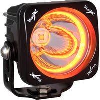 3" Optimus Square 15º Beam mit Amber Halo LED-Beleuchtungsset