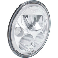Einzelner 7" runder bernsteinfarbener Halo VX-Scheinwerfer (mit Low-High-Halo)