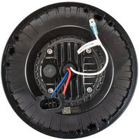 Einzelner 7" runder bernsteinfarbener Halo VX-Scheinwerfer (mit Low-High-Halo)