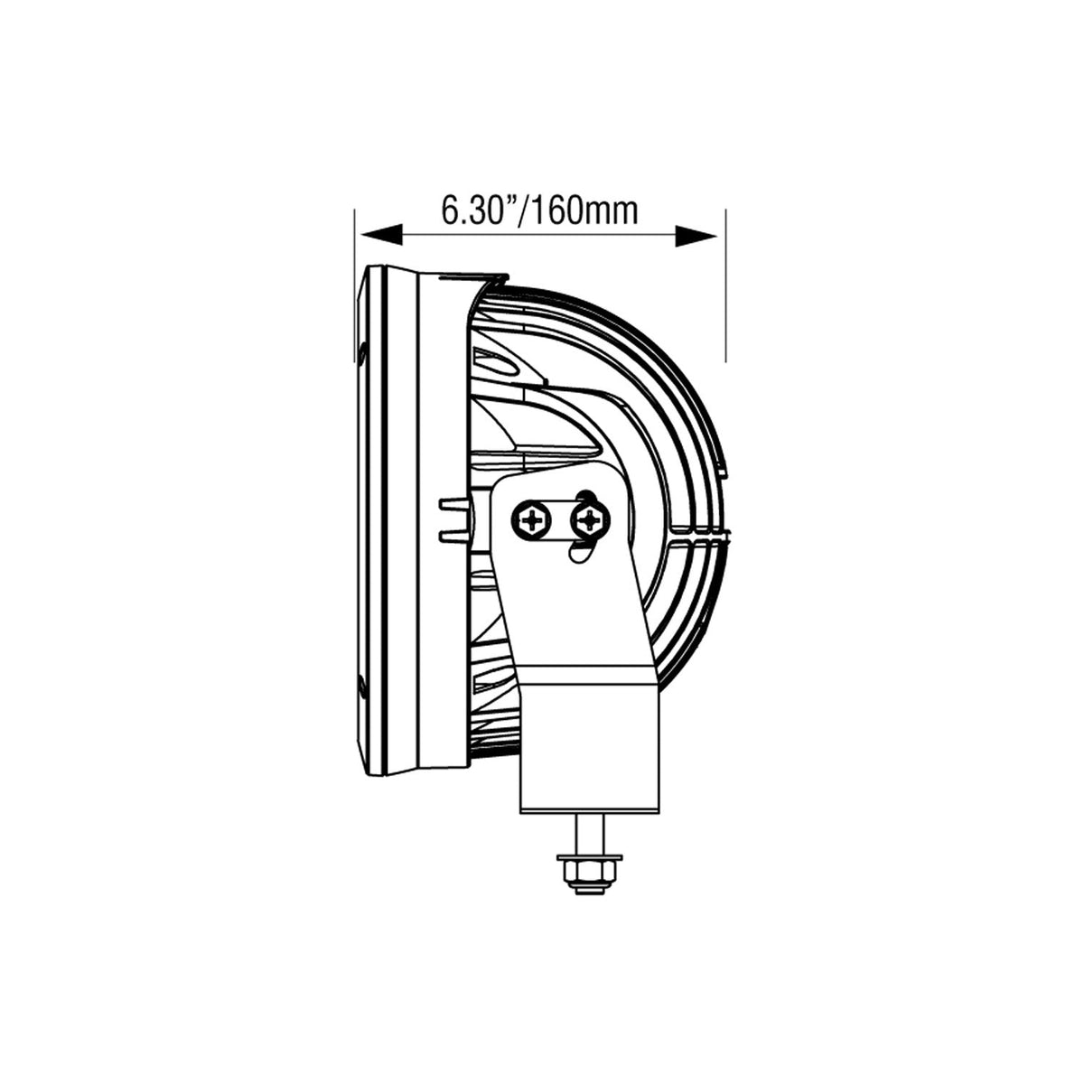 8.7" CG2 Enkel LED Ljuskanon Kit