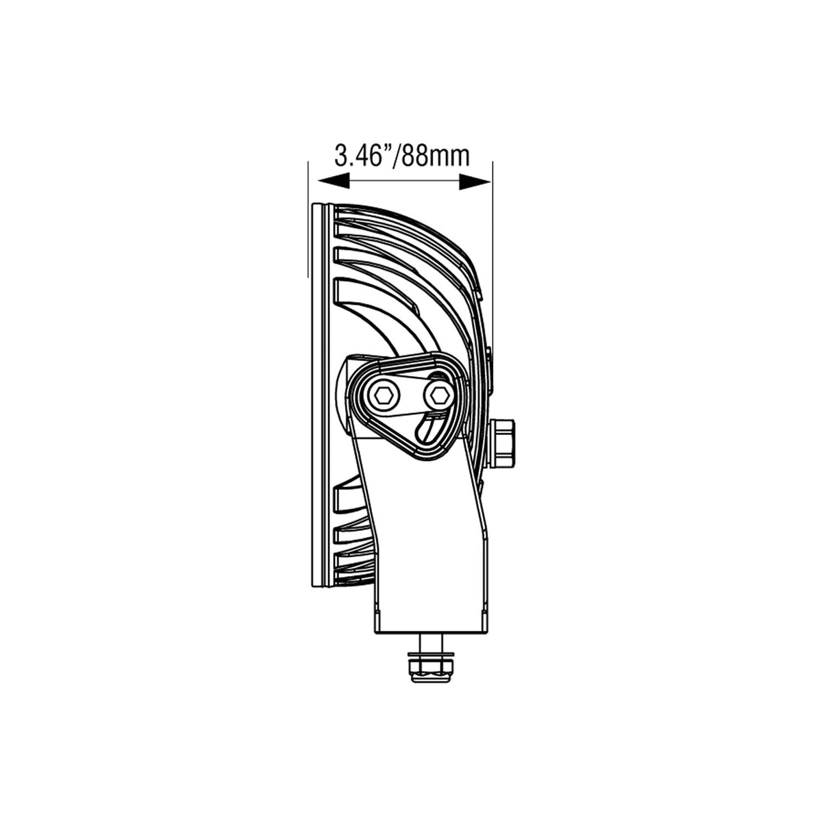 Kit de projecteur léger ADV 6,7"