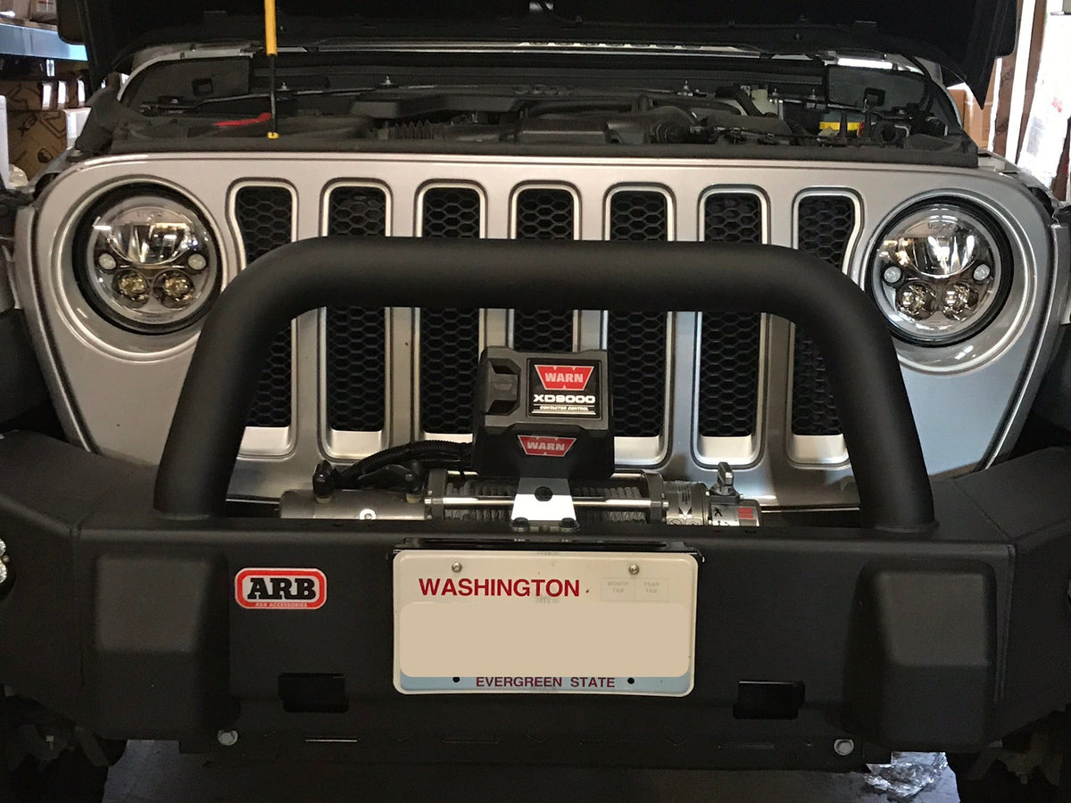 18+ Jeep JL / '20+ Jeep Gladiator VX LED-strålkastarsats - Svart krom | Amber Halo