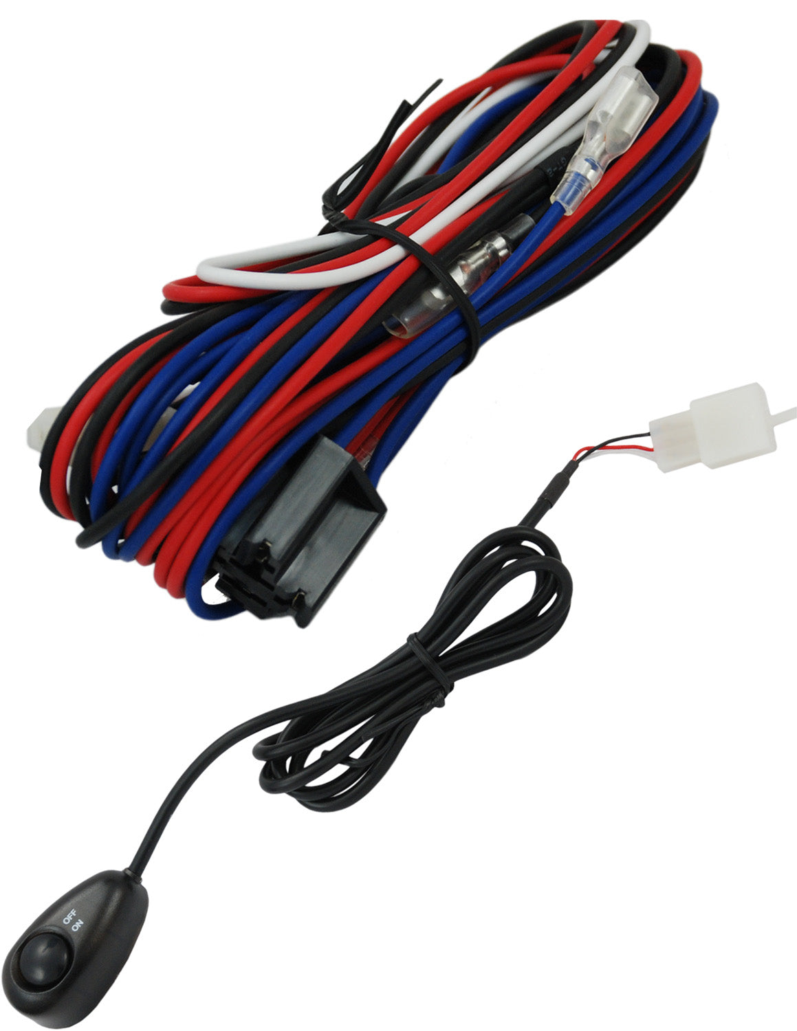 6 "ronde zwarte 100 watt halogeen offroad-verlichting met afdekkingen en harnas