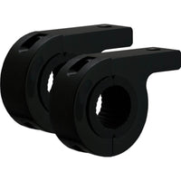 Pair of Black 1.00" Tube Frame Mounting Clamp (For M8 Mounting Bolt)