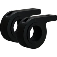 Pair of Black 1.25" Tube Frame Mounting Clamp (For M8 Mounting Bolt)