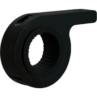 Par de abrazaderas de montaje de marco de tubo negro de 1,50" (para perno de montaje M8)