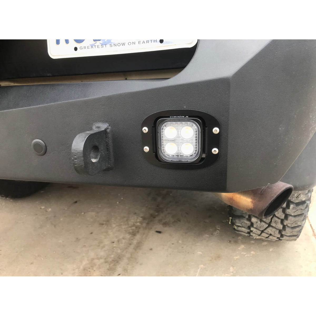 Dura Mini LED-Leuchte, 60° Strahl, Unterputzmontage, V2-Reverse-Kit