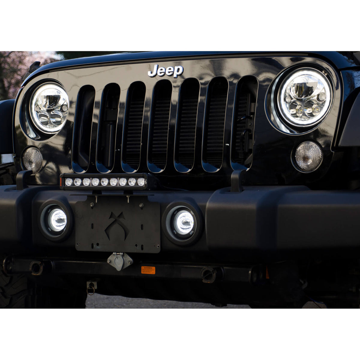 3,7" Optimus ronde straal van 15° met wit Halo LED-licht