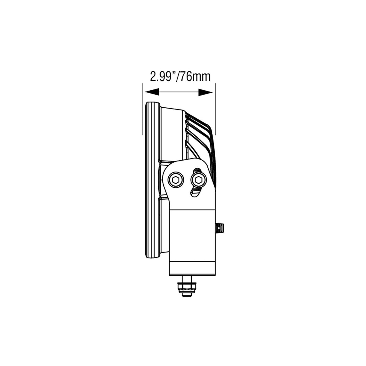 6.7" VL-Series Offroad Driving Light Kit