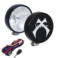 6 "ronde zwarte 100 watt halogeen offroad-verlichting met afdekkingen en harnas