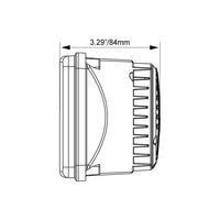4x6" VX-serie LED-koplampenset - Chroom | Amber Halo