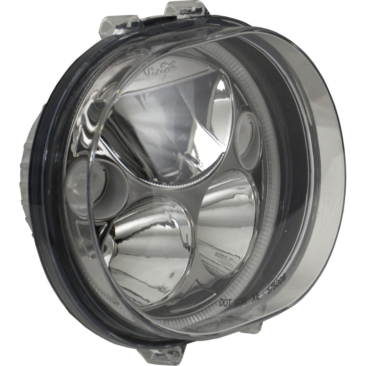 XMC 2004-2013 Road Glide Headlight Replacement Kit Black Chrome | White Halo