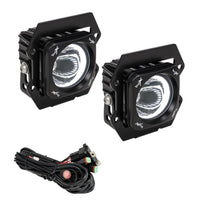 Kit de luces antiniebla LED para Ford Ranger 2019+ con luces Optimus Halo de 3.0"