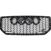 2016-2019 GMC Sierra 1500 Cannon CG2-grille met 4 CG2 4,5-inch lampen (2 optiek en 2 reflectoren)