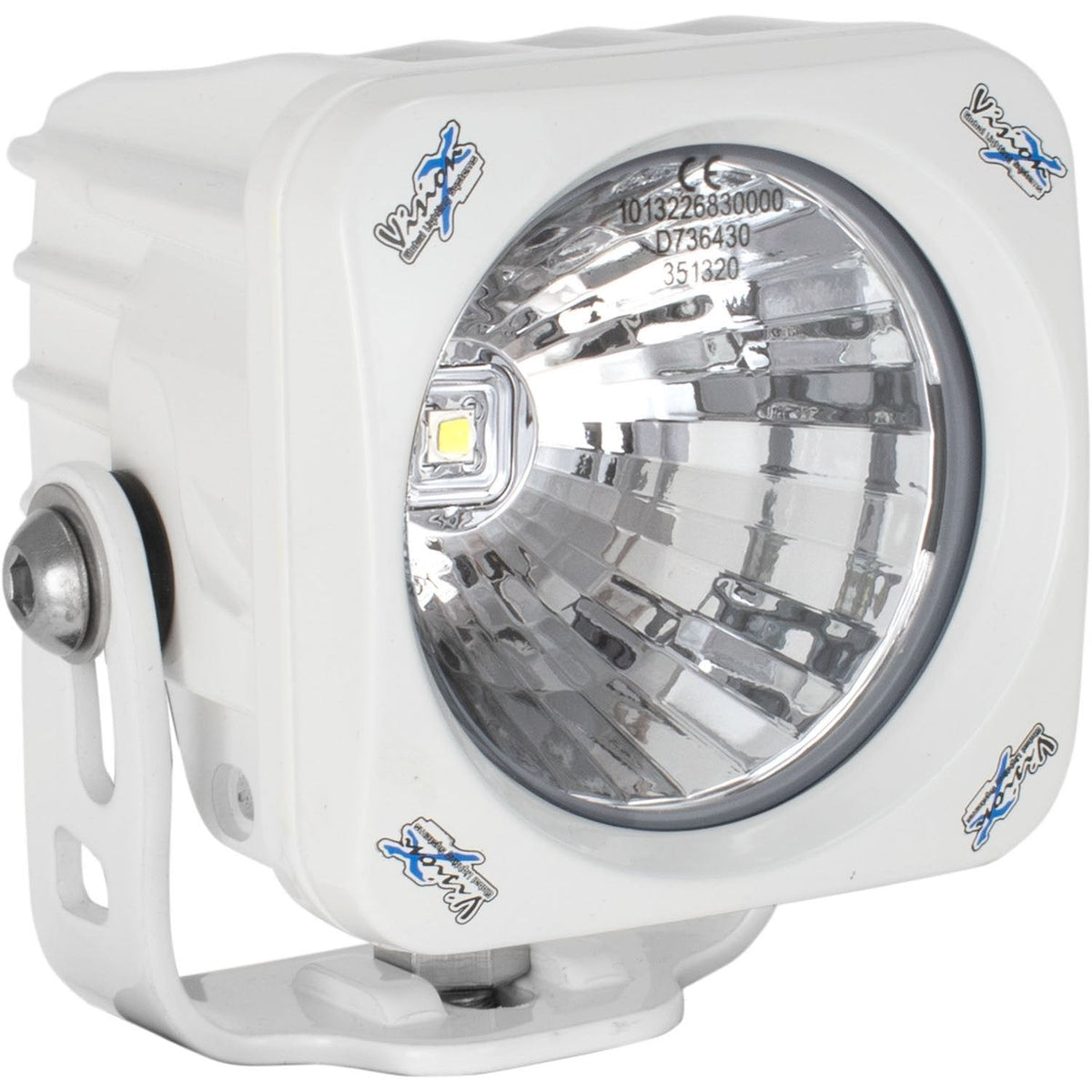 3,7" vit Optimus Square 20º Beam LED-ljussats