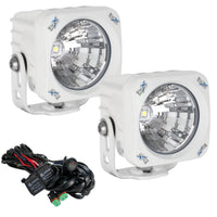 3,7" vit Optimus Square 20º Beam LED-ljussats