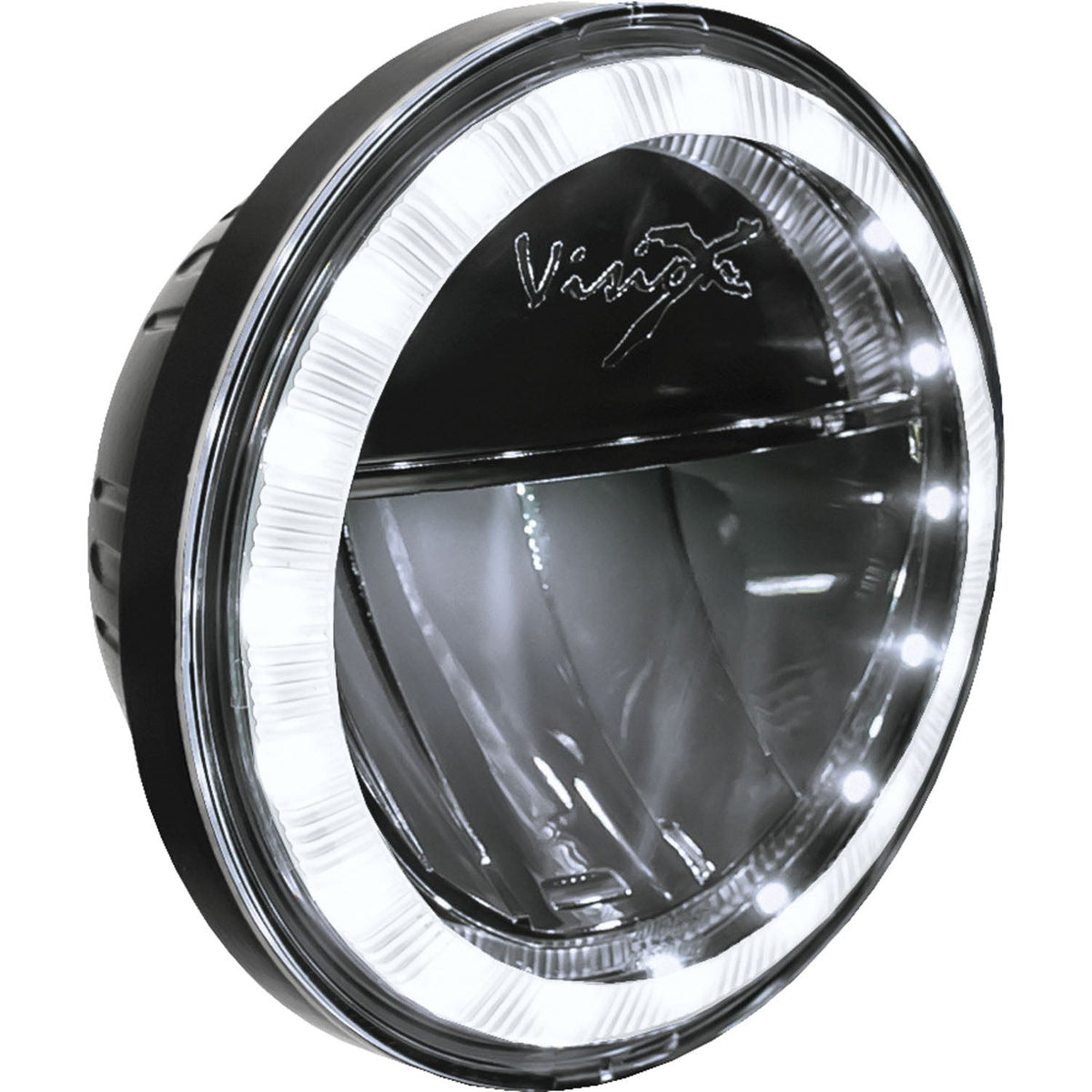 Kit de mise à niveau Halo pour feu de croisement LED XMC 4,5" | Chrome Noir