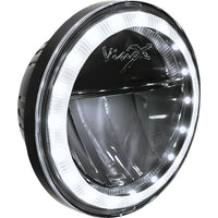 Kit de mise à niveau Halo pour feu de croisement LED XMC 4,5" | Chrome Noir