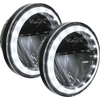 Kit de mise à niveau Halo pour feu de croisement LED XMC 4,5" | Chrome Noir
