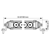 Barra de luz LED curva XPL de 30 pulgadas
