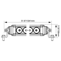 50" XPL Böjd LED-ljusramp