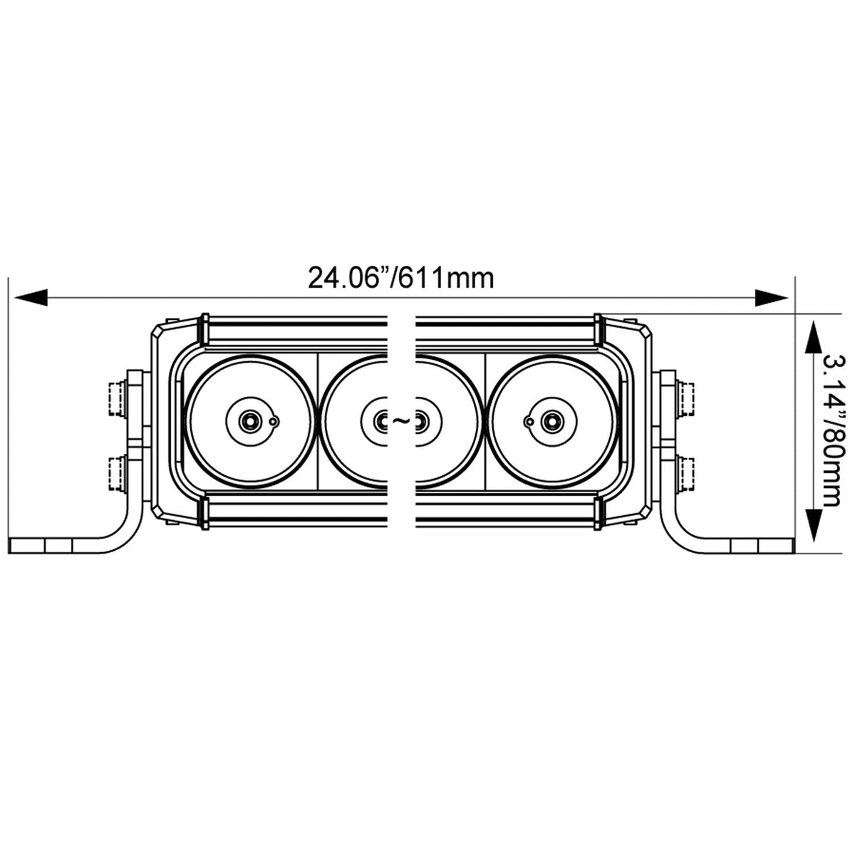 25" XPR-S LED-Lichtleiste