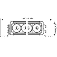 12" XPR LED-ljusramp