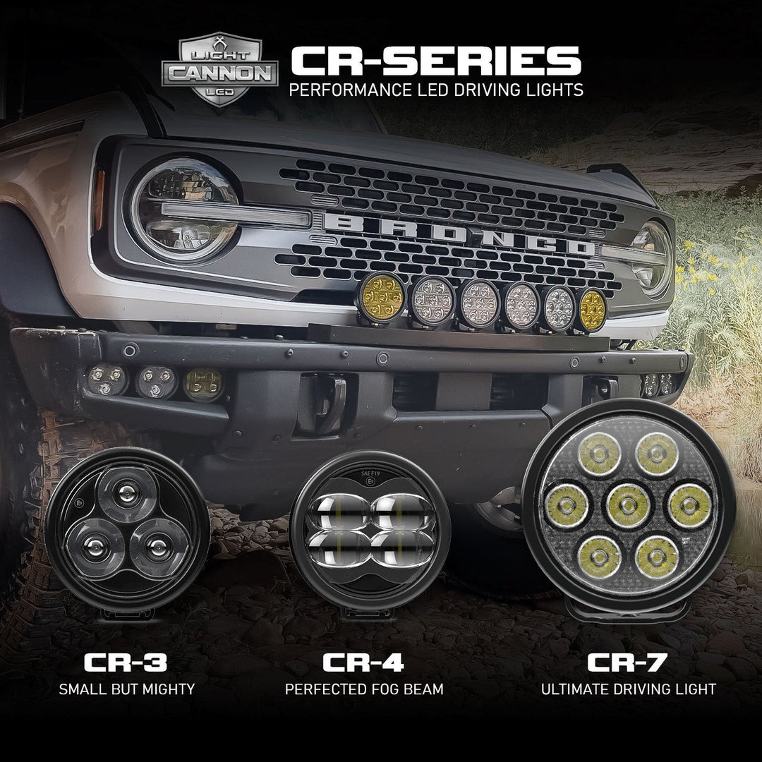 Smaller, Lighter, Brighter! NEW CR-Series LED Driving Light Series