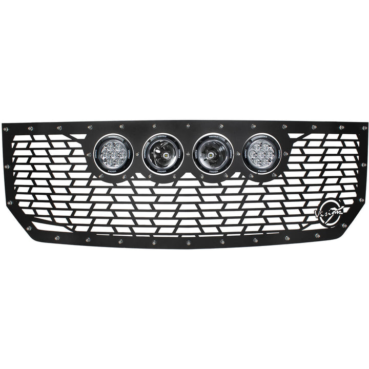 2016-2019 Chevy Silverado 1500 Grill passt für (4) 4,7" CG2 Lichtkanonen