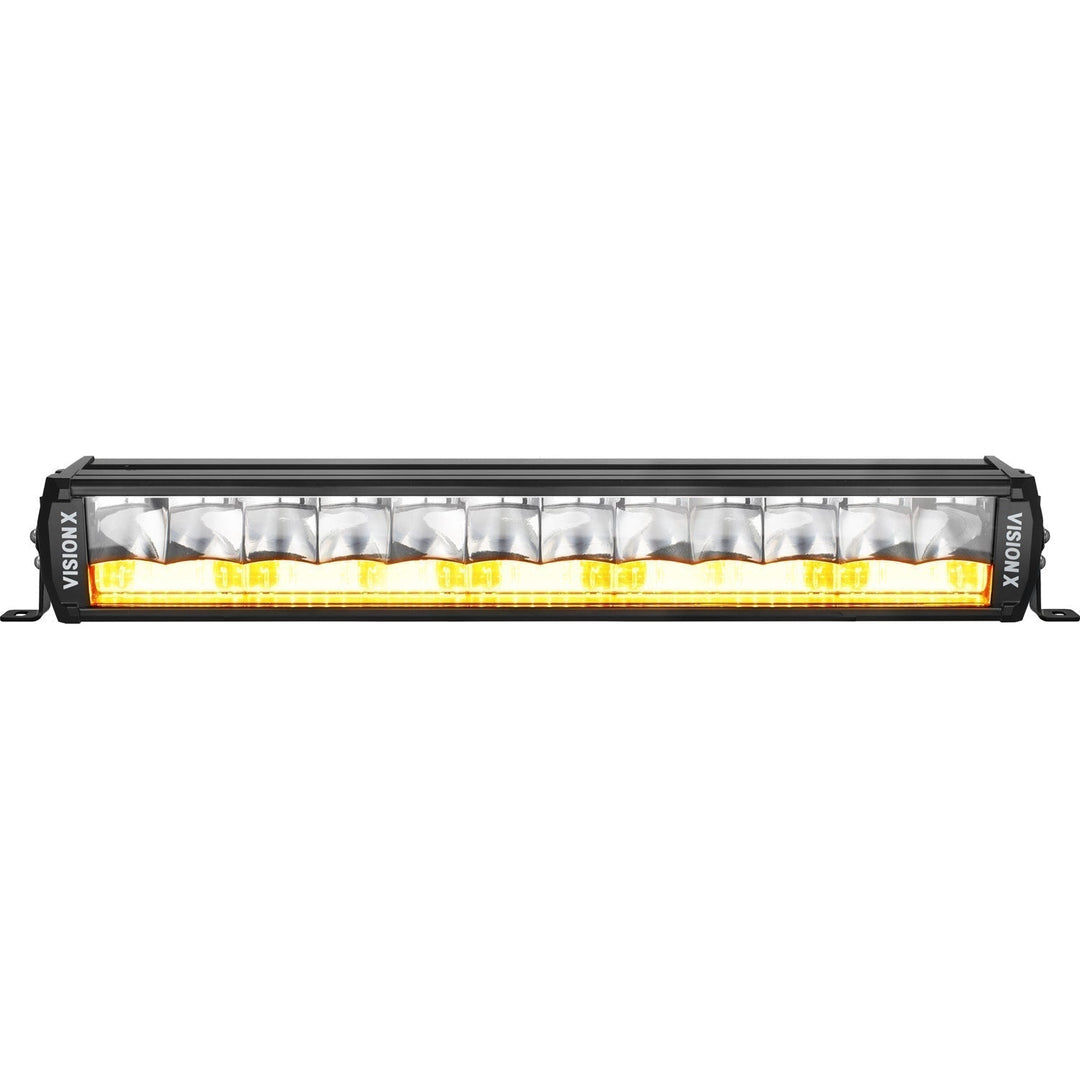 Barra de luz LED Shocker Dual Action de 20" | Ámbar de carrera elíptica  