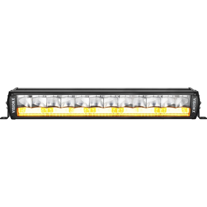 Barra de luz LED Shocker Dual Action de 20" | Ámbar de carrera elíptica  