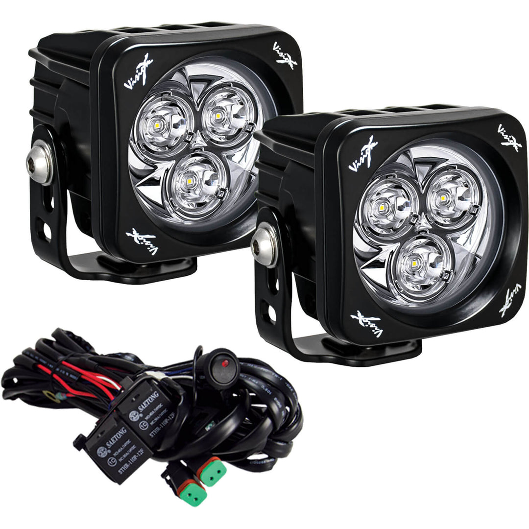 Kit de cañón de luz LED múltiple cuadrado CG2 de 3"