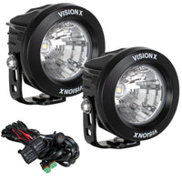 3,7" Optimus Round 20° Beam LED Light Kit