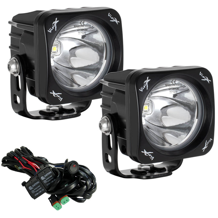 3" Optimus Square 10º Beam LED Light Kit