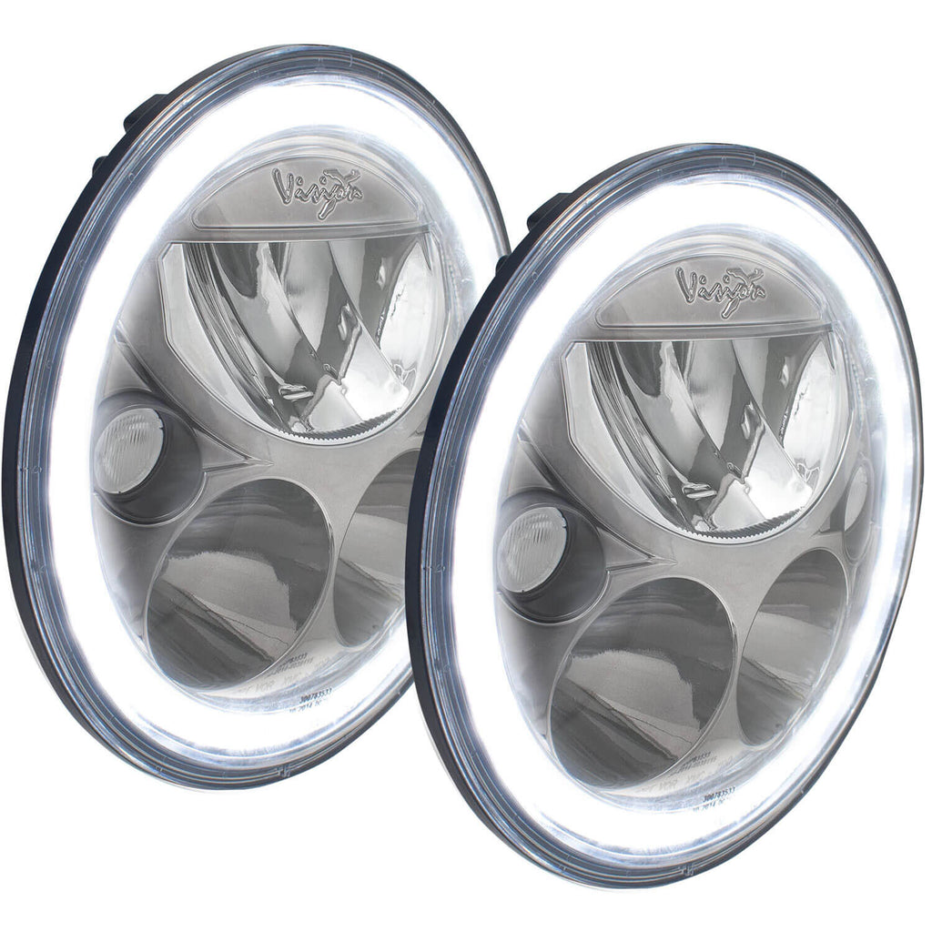 7 VX Series LED Headlight Kit - Black Chrome