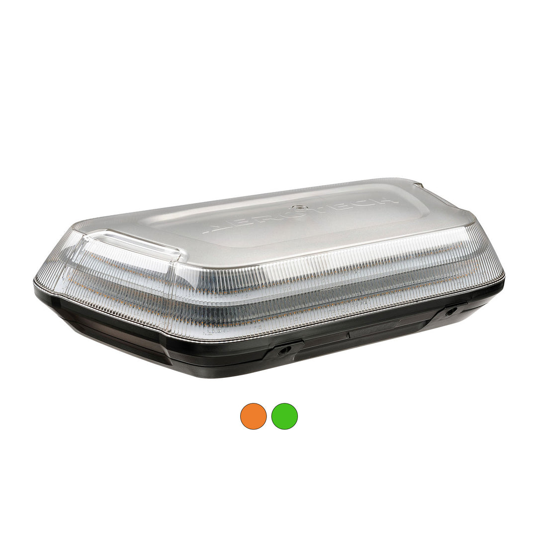 Barra de luz de advertencia LED doble bicolor AeroTech  
