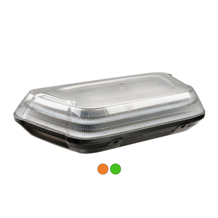 Barra de luz de advertencia LED doble bicolor AeroTech  