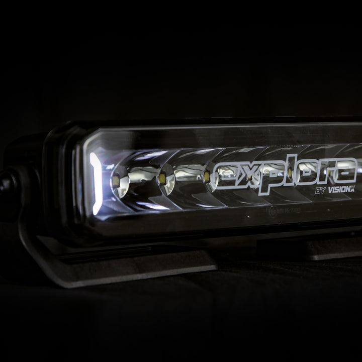 Explora 20" Light Bar Single Row With Dual-Color DRL