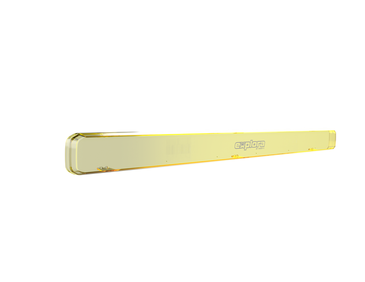 Yellow Snap-On Lens Cover For Explora Light Bars
