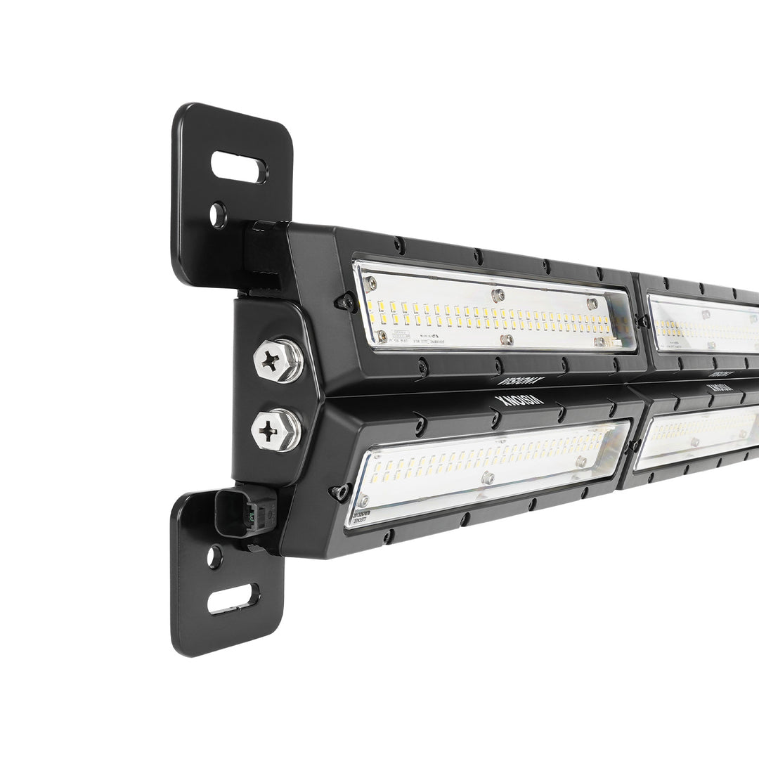 Luz lineal LED DC Shockwave Dual de 3 pies para uso pesado  