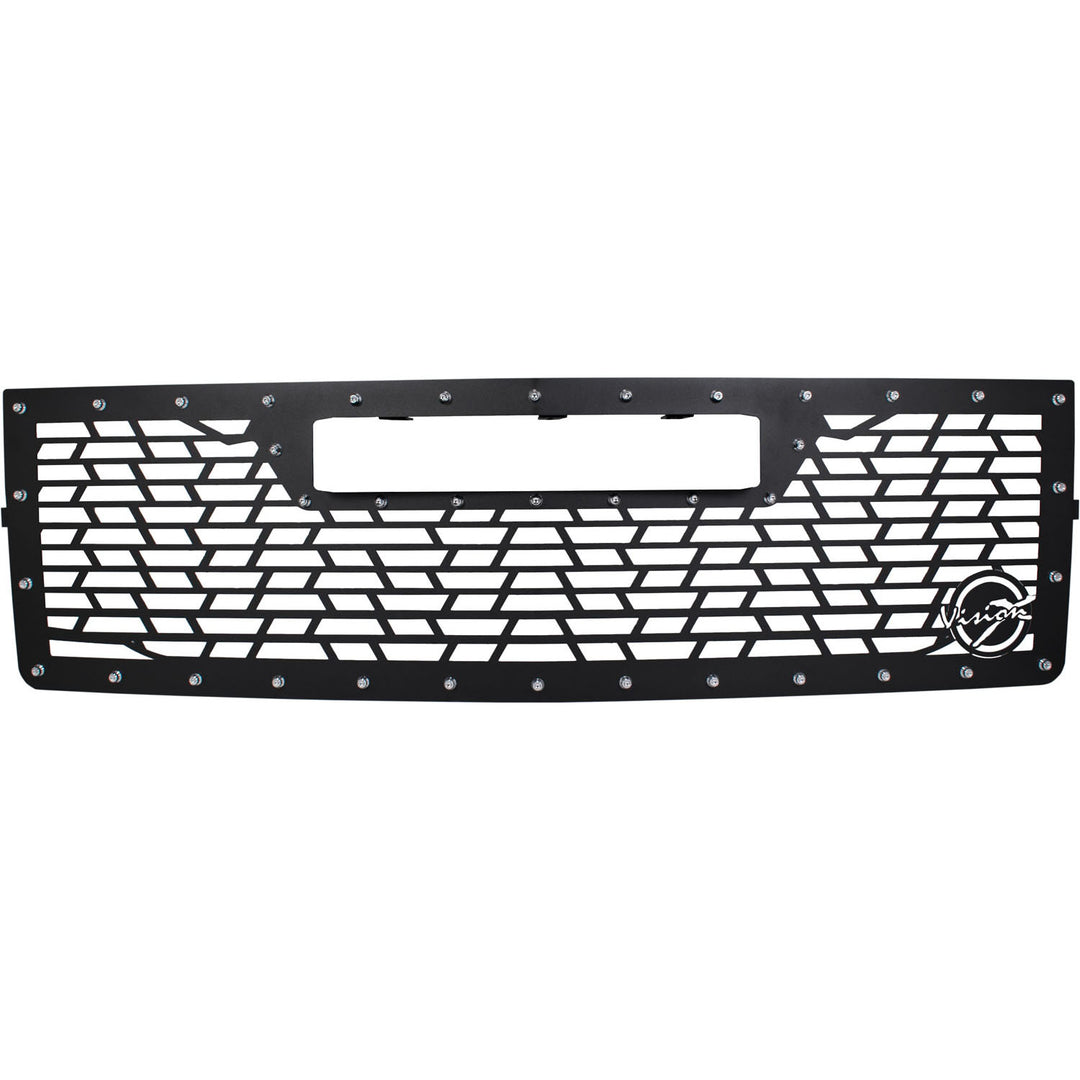 Rejilla Chevy Silverado 1500 Z71 2014-2015 compatible con barra de luz halo XPR de 19"