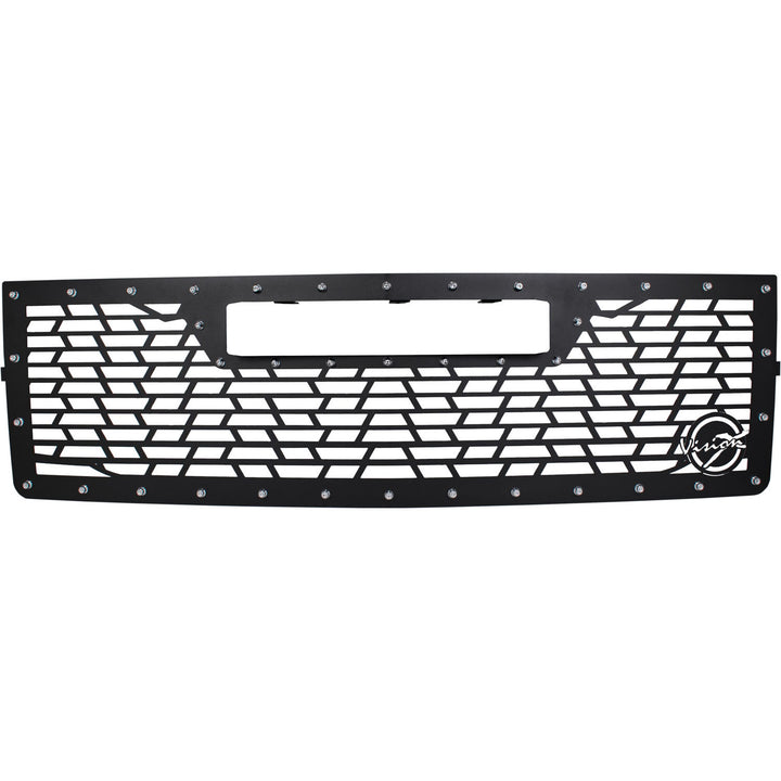 Rejilla Chevy Silverado 1500 Z71 2014-2015 compatible con barra de luz halo XPR de 19"