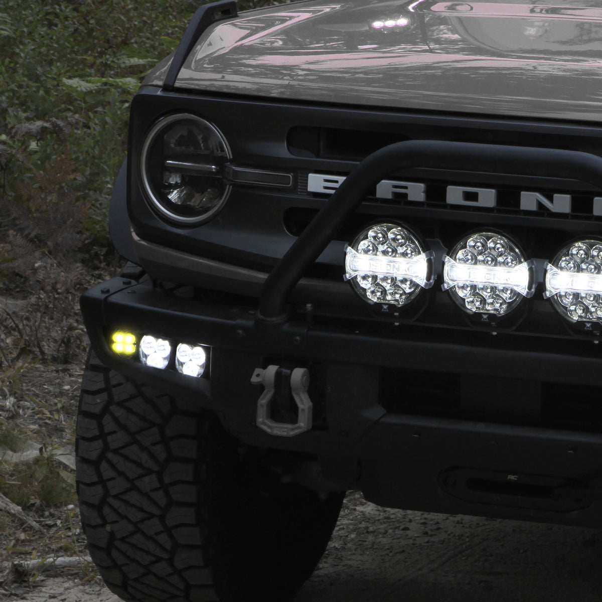 Fog Pocket LED Light Kit - Steel Bumper - Ford Bronco 2021 +